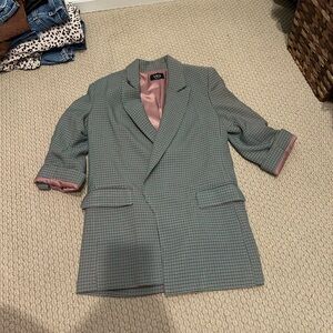 Vici Houndstooth Blazer